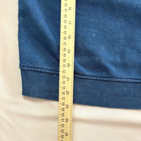 Sportiqe Apparel Co - 1/4 Zip Pullover w/Bitten Apple Applique - Blue - Size M - Picture 7 of 11